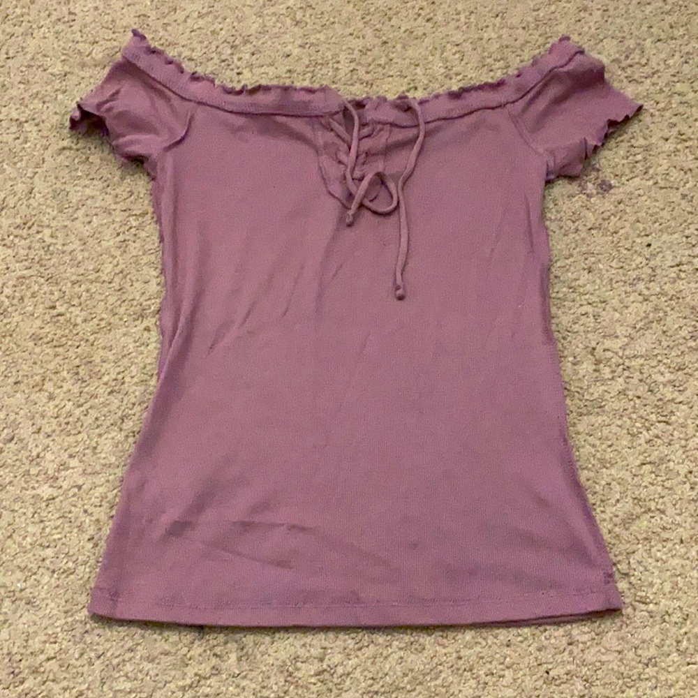 Pink purple shirt
